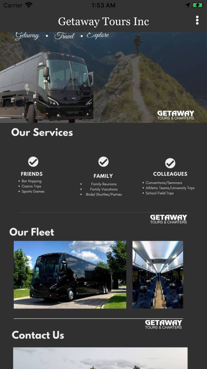 Getaway Tours Inc