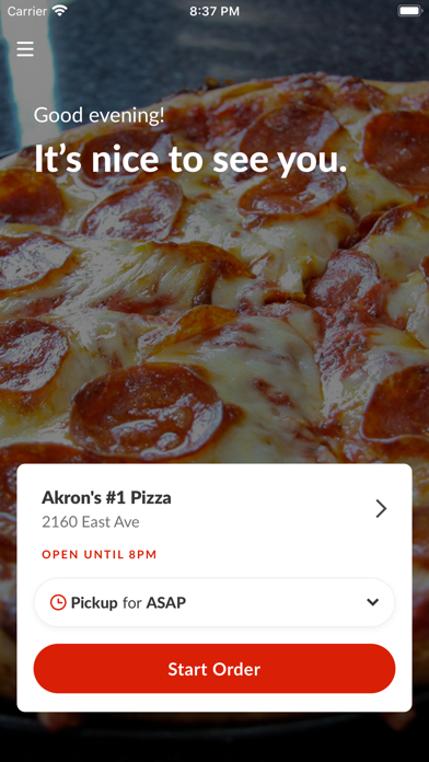 How to cancel & delete Akron's #1 Pizza from iphone & ipad 2