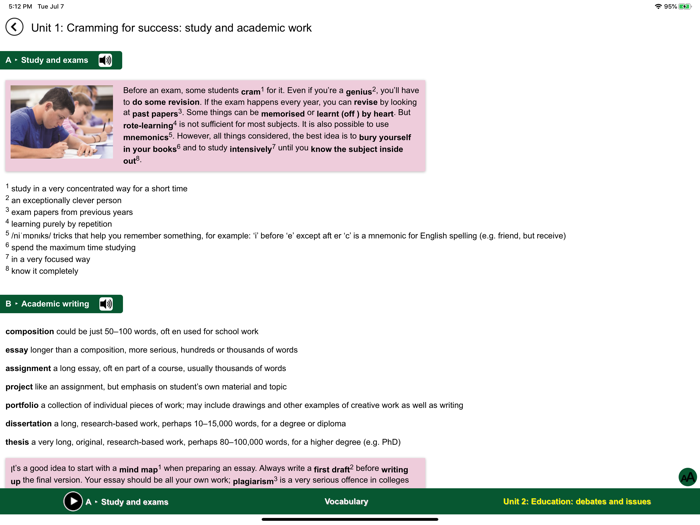 Voca in Use Advanced