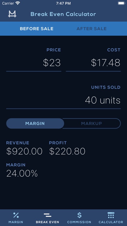 Cost Margin Calculator screenshot-5