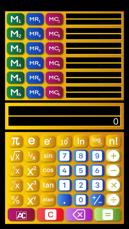 Golden Memorizing Calculator
