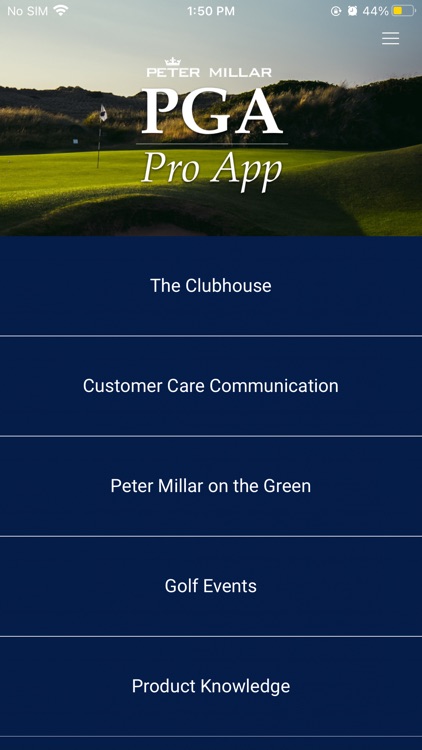 Peter Millar PGA Pro App