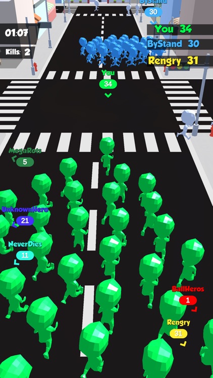 Crowded City Chase screenshot-3