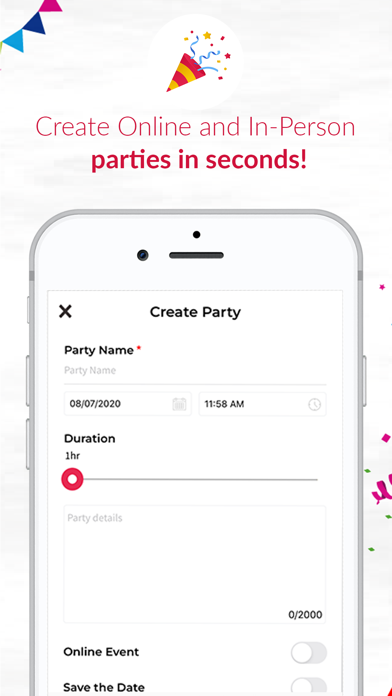 How to cancel & delete Party Signup - Invite & RSVP from iphone & ipad 1