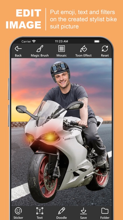 Man Bike Rider Photo Editor screenshot-3