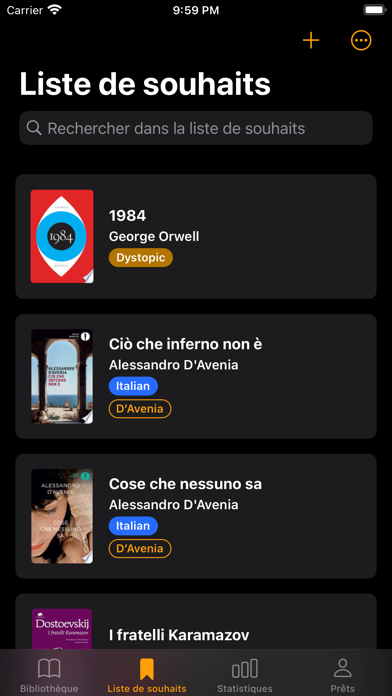 Book Track - Catalogue livres Book Track - Catalogue livres