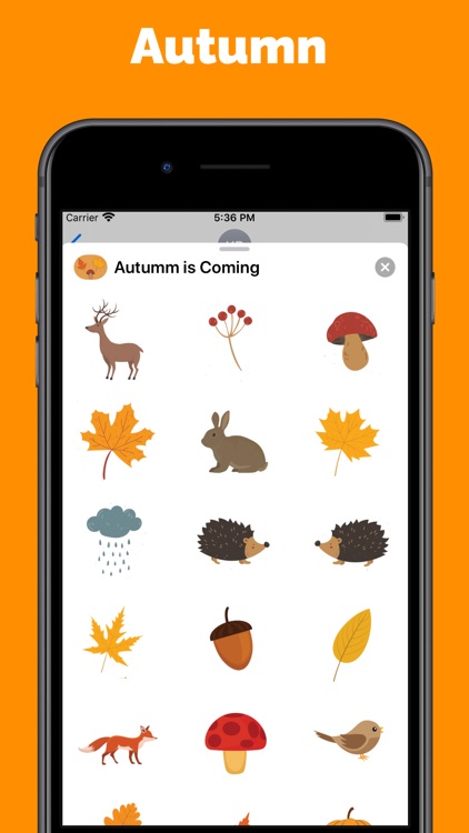 Autumn & Fall stickers & emoji