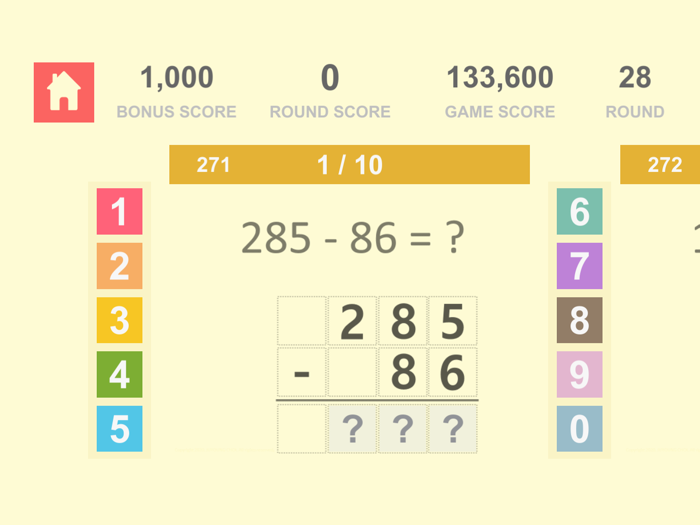 Quiz Addition Subtraction 3