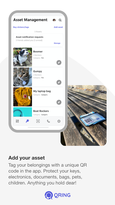 QRing - Lost & Found screenshot 2