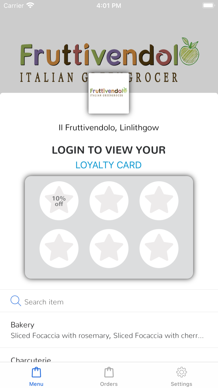 Fruttivendolo, Linlithgow