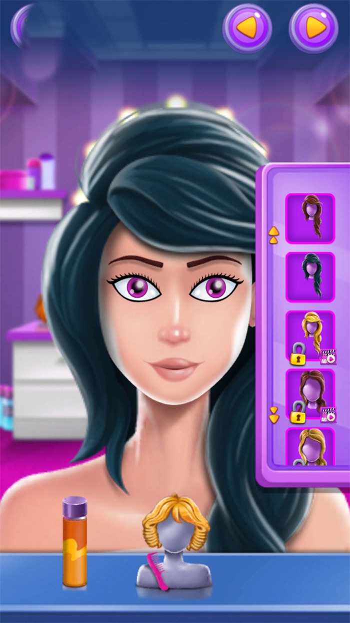 Princess Dress Up Time Make up