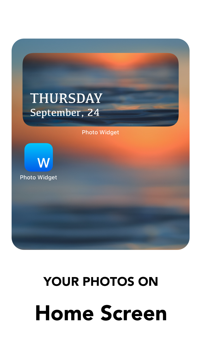 Photo Widget Calendar wiget