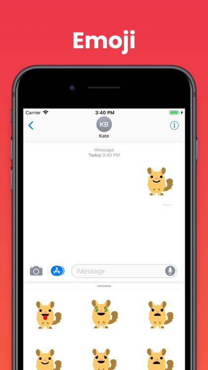 Chinchilla stickers pet emoji