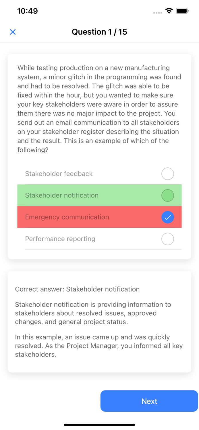 PMP Examination Prep