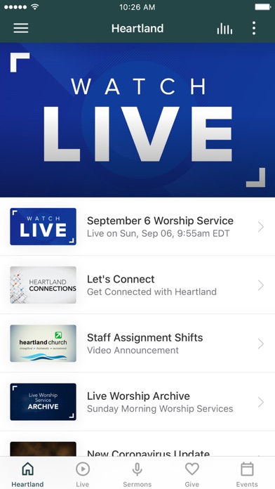 How to cancel & delete Heartland Church Fort Wayne from iphone & ipad 1