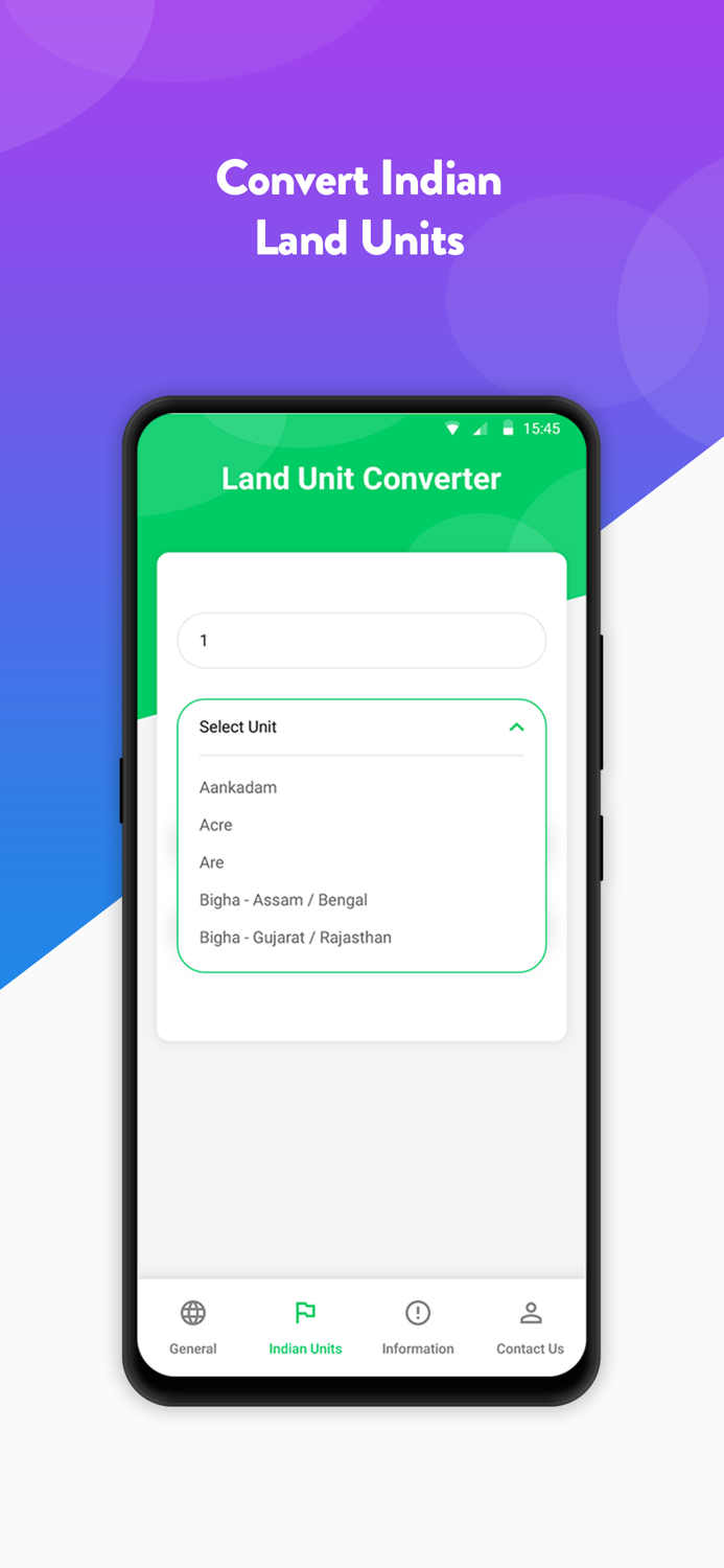 Land Unit Converter