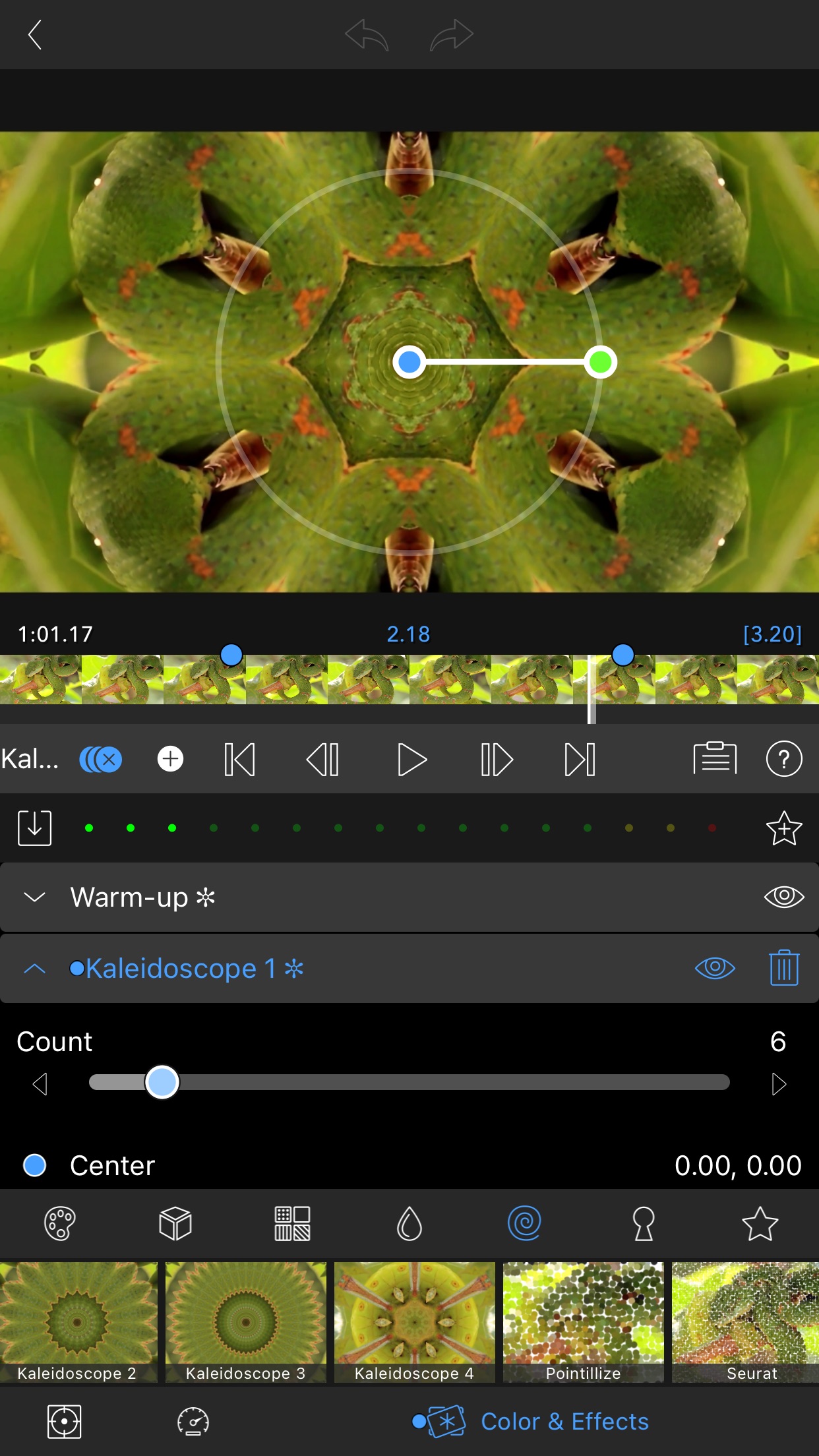 Screenshot do app LumaFusion