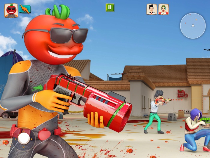 Tomato Splash Shooting Games