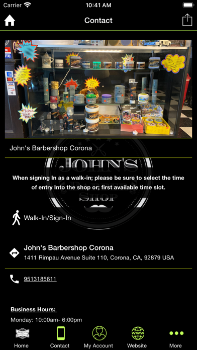John's Barber Shop Corona screenshot 2