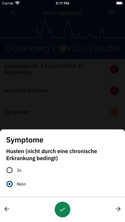 Gutenberg COVID-19 Studien-App screenshot-4