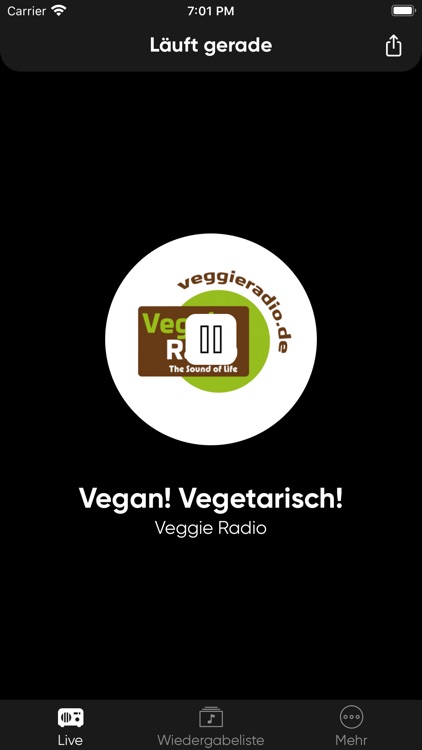 Veggie Radio App