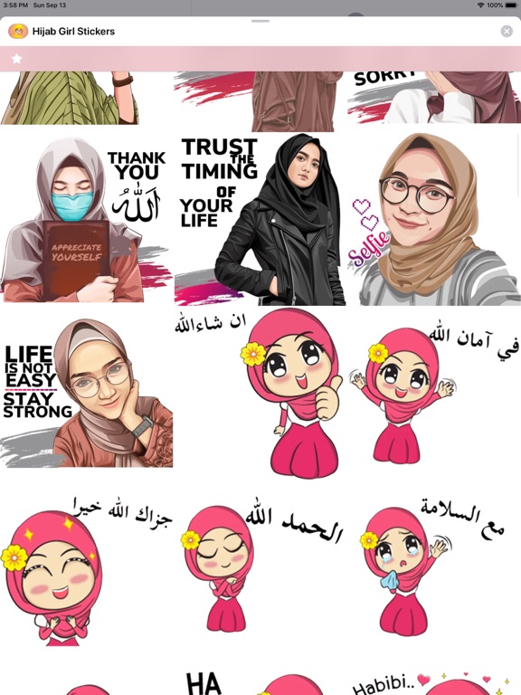 Hijab Girl Stickers screenshot 2