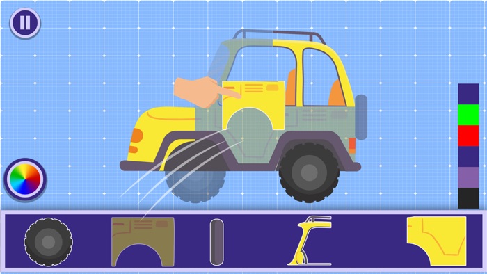 coche de ladrillos de diseño