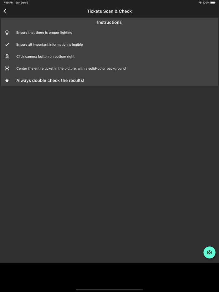 Lottery Scanner  Checker