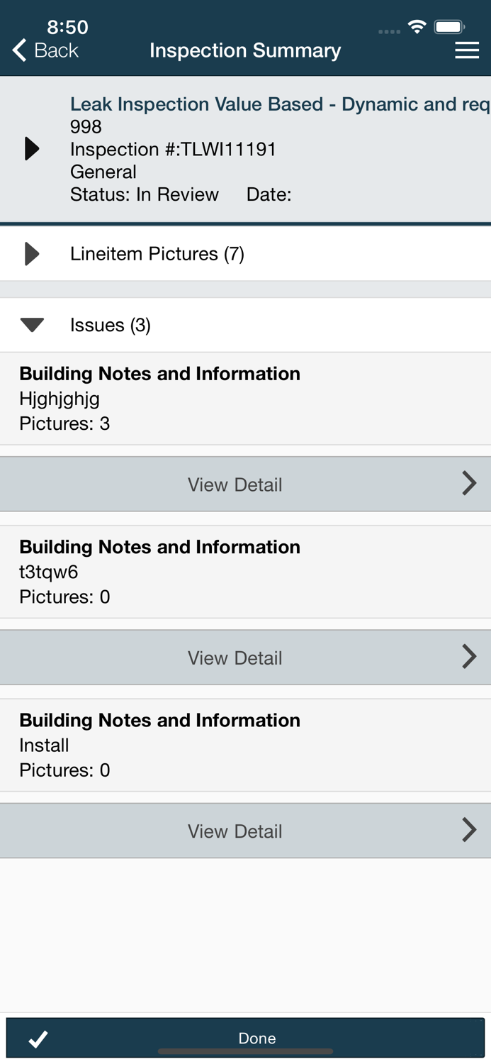 Intuitive Inspections