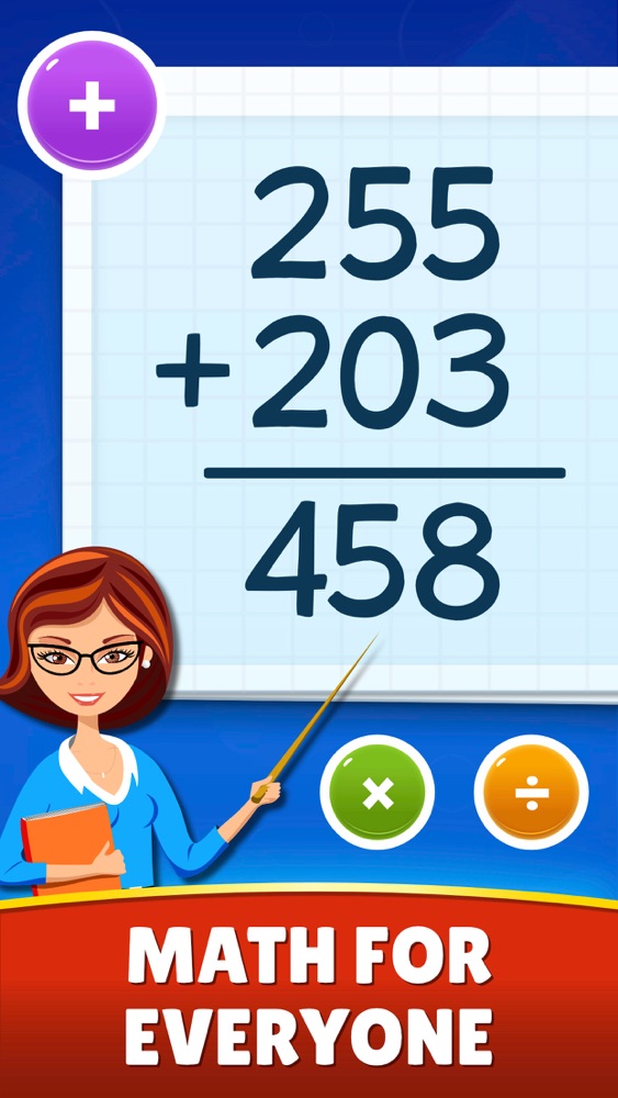 Math Games - Learn + - X ÷ App For Iphone - Free Download Math Games - Learn + - X ÷ For Ipad & Iphone At Apppure