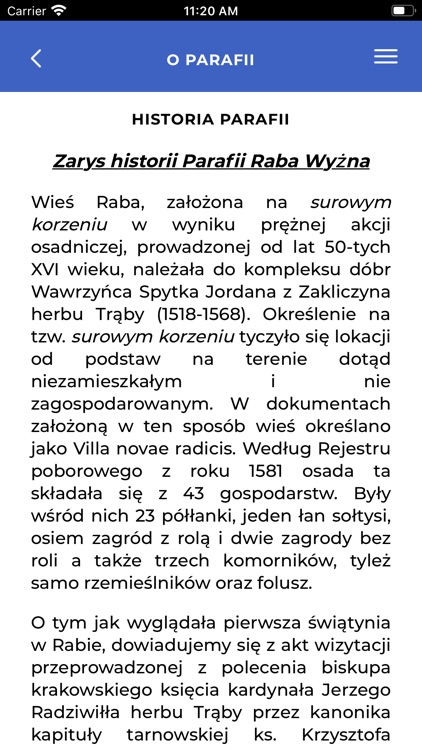 Parafia Raba Wyżna