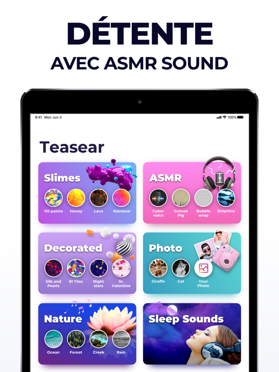 TeasEar - ASMR Jeu De Slime TeasEar - ASMR Jeu De Slime