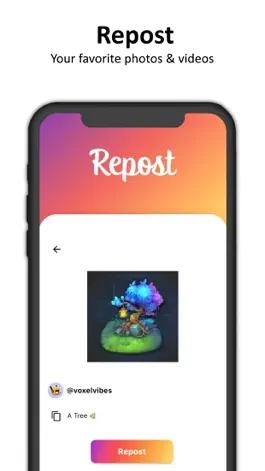 Game screenshot Repost for Instagram /Hashtags mod apk