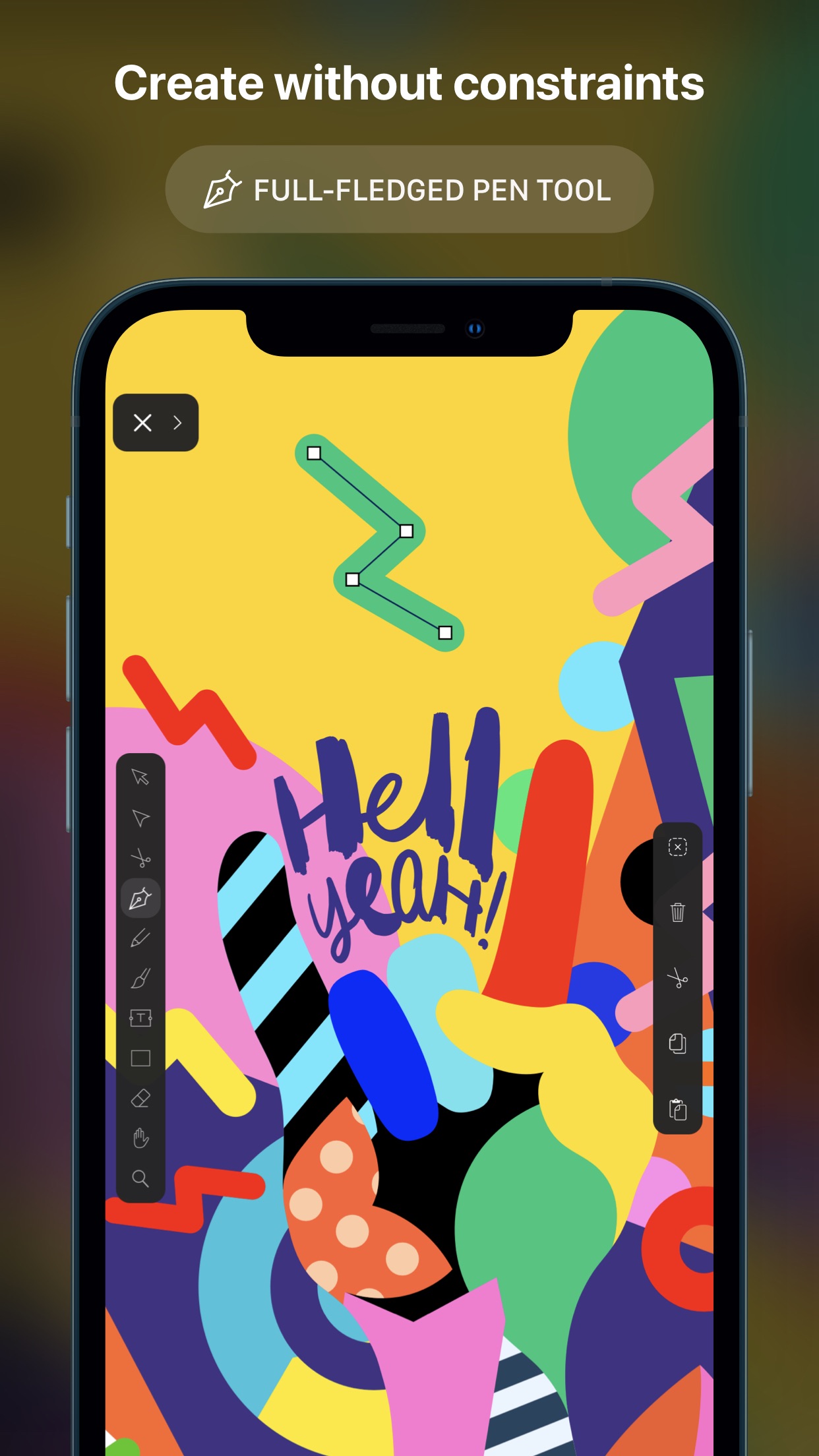Screenshot do app Vectornator: Design Software