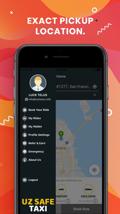 UZ SAFE TAXI screenshot-4