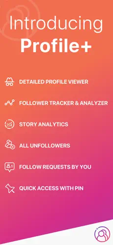 Screenshot 1 Profile+ Followers Tracker iphone