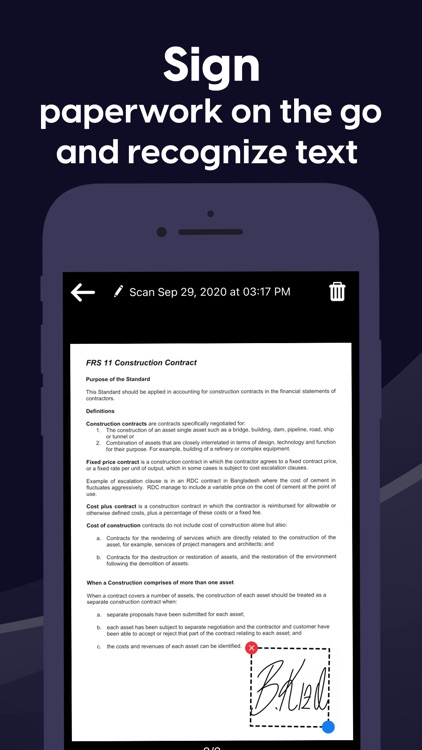 Scanner App: Documents & Sign screenshot-3