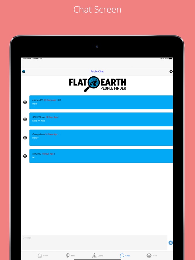 Flat earth chat