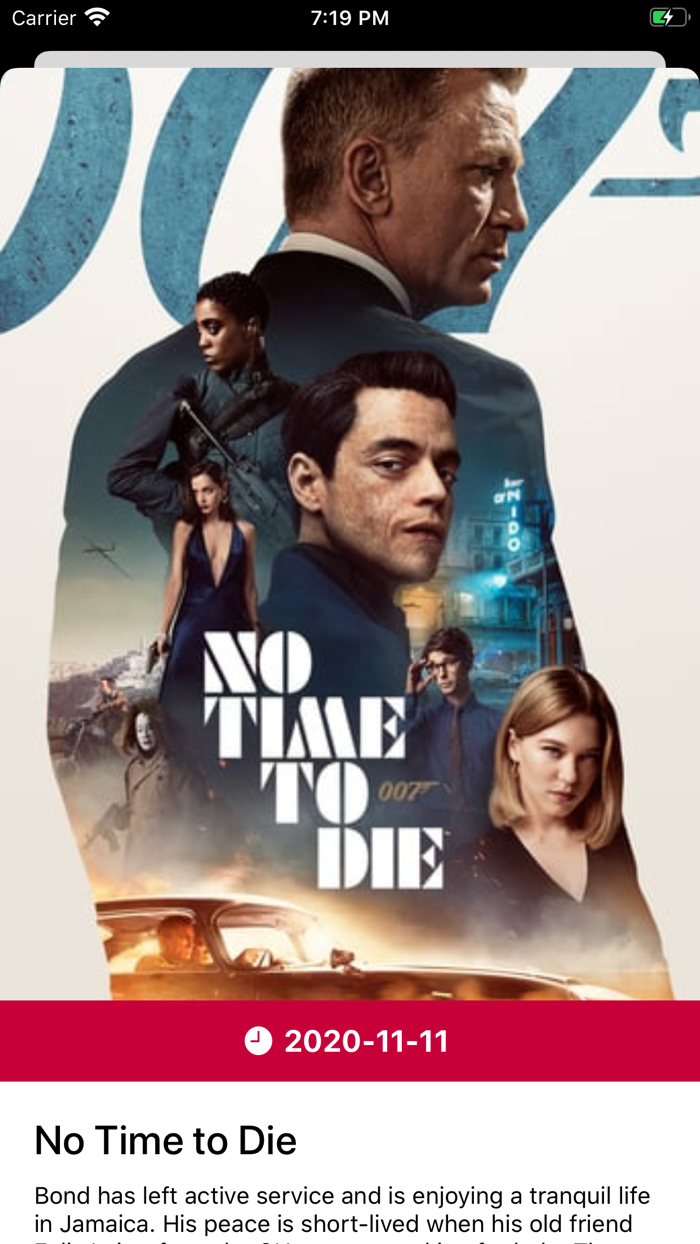 Upcoming movies Movie Tracker