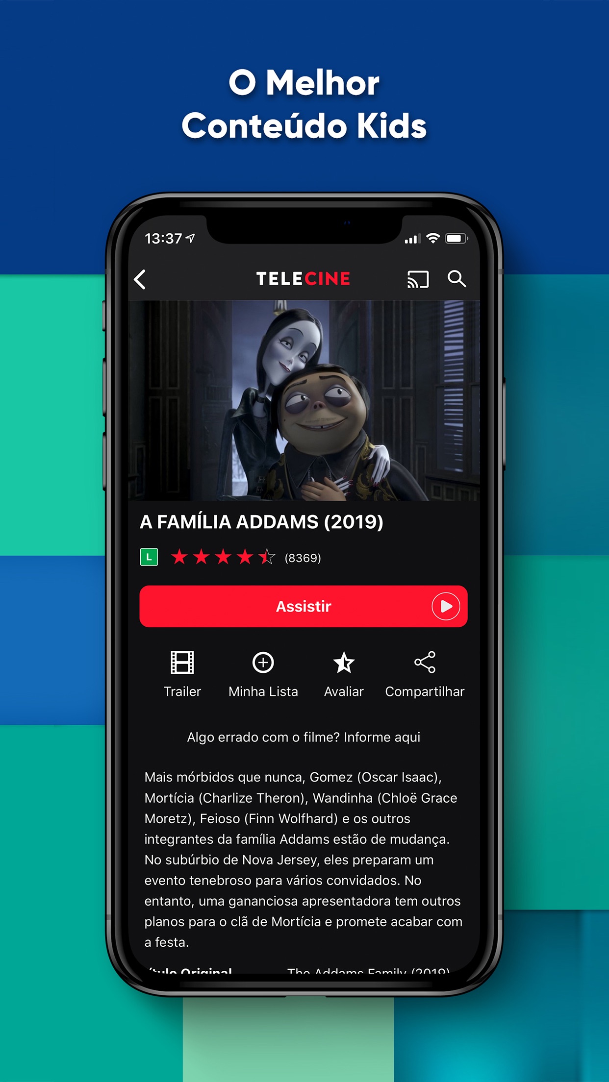 Screenshot do app Telecine – Filmes Online