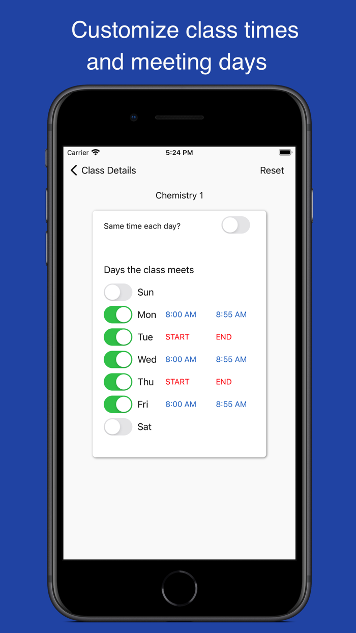 Class Planner for teachers