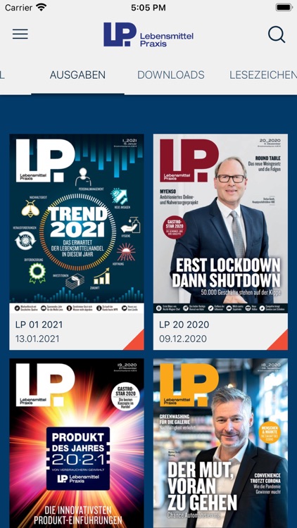 LEBENSMITTEL PRAXIS E-Paper