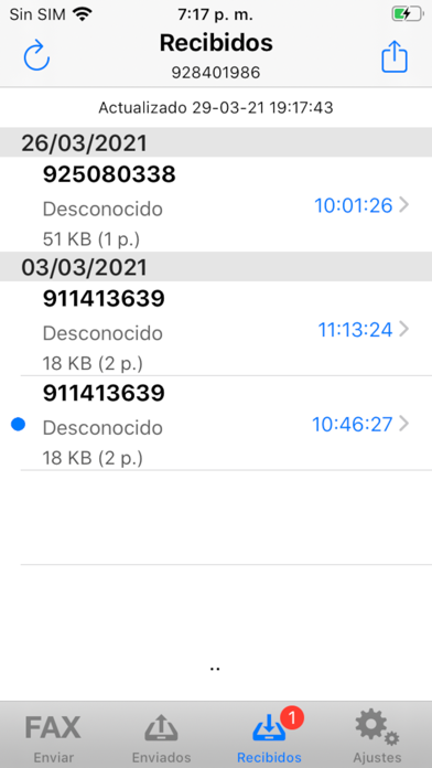 Fax Duocom - Enviar fax online screenshot 3