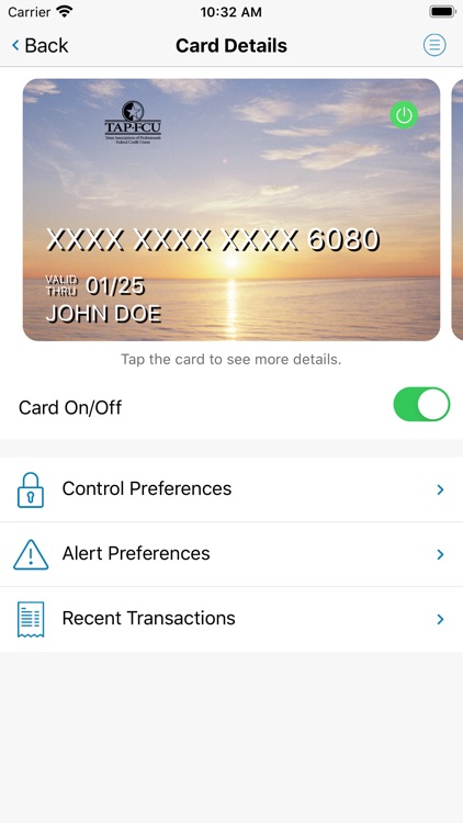 TAP FCU Card Manager