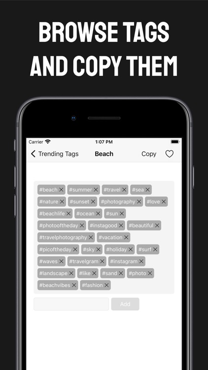 Tags & Hashtags for TikTok