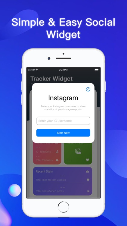 Get Followers Tracker Widget