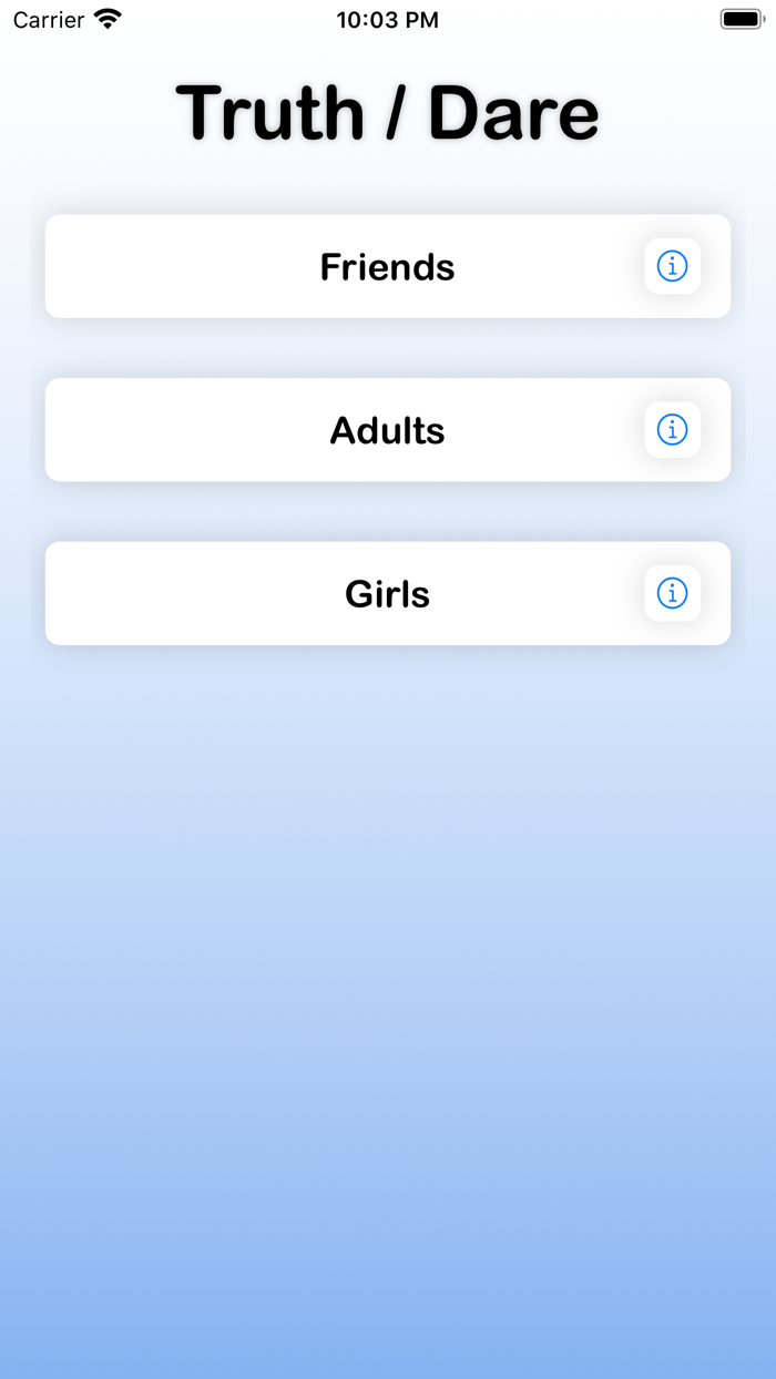 Truth Or Dare - Friends Game