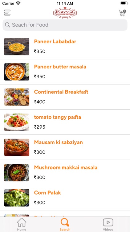 Inayssa Food App