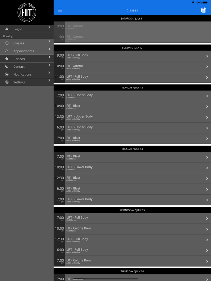 HIT Personal Training