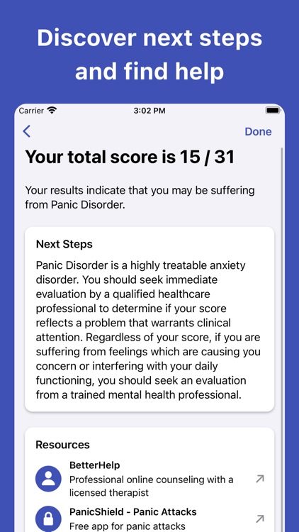 Panic Disorder Test